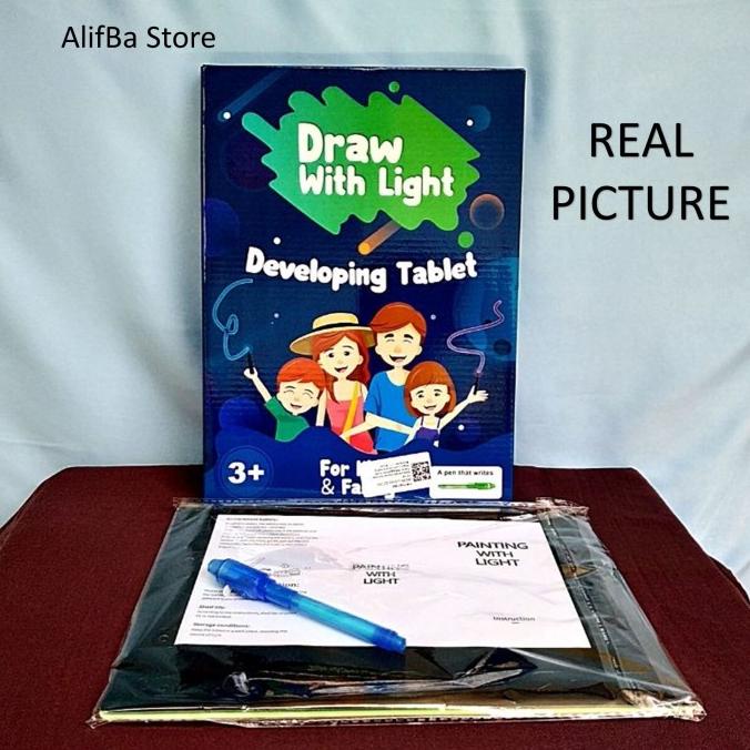 

Mainan Anak Perempuan Edukasi Glow In The Dark Menggambar Ajaib