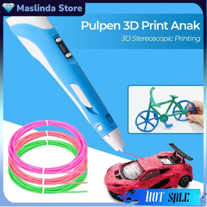 

Pulpen 3D Anak Streoscopic Printing Magic Drawing 3 Filament
