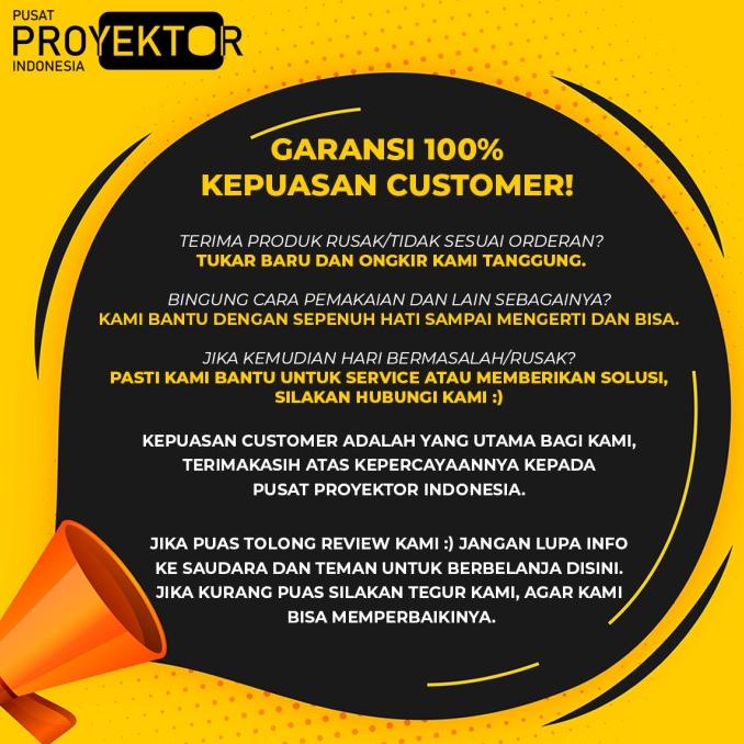 Layar Proyektor Portable 150 Inch | Simple Screen Projector
