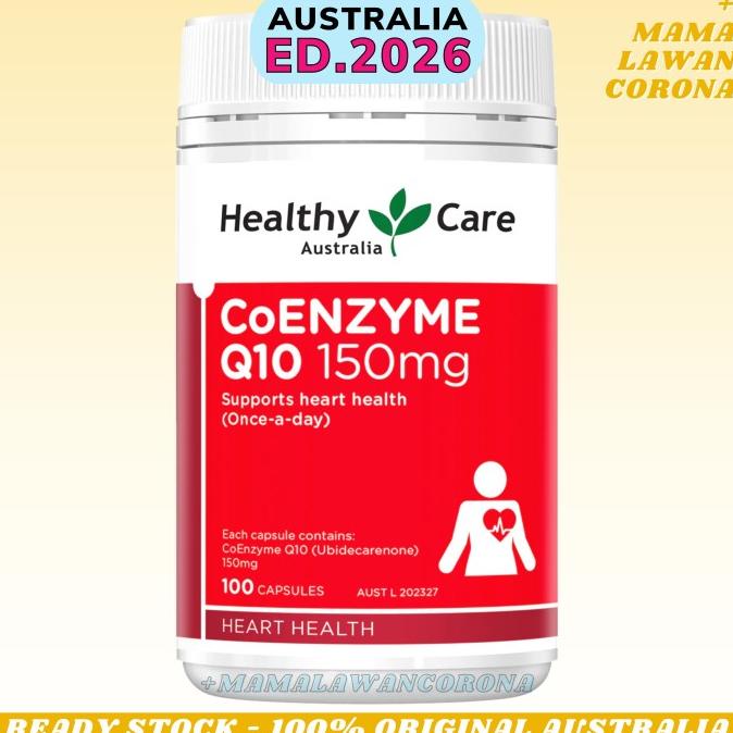 PROMO Healthy Care Coenzyme Q10 CoQ10 150mg Co 150 mg 100 Capsules Kapsul