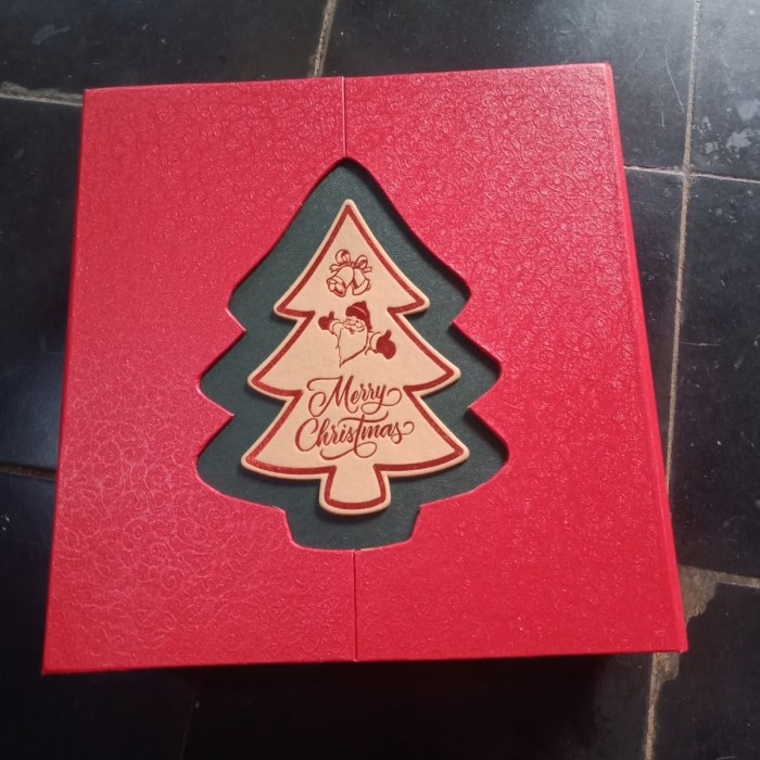 Box MT 22x22x8cm Kue lapis Lebaran Natal Imlek Luar Kota / kotak kue