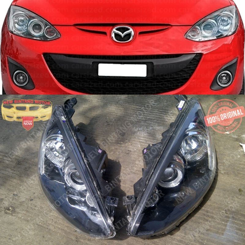 Headlamp mazda 2 R 2012 2015 original