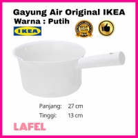 Gayung Mandi Original Plastik Putih Panjang 27 cm Tinggi 13 cm