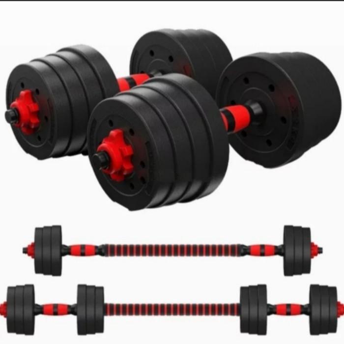 DUMBEL SET 20KG PVC / BARBEL SET 20KG PVC