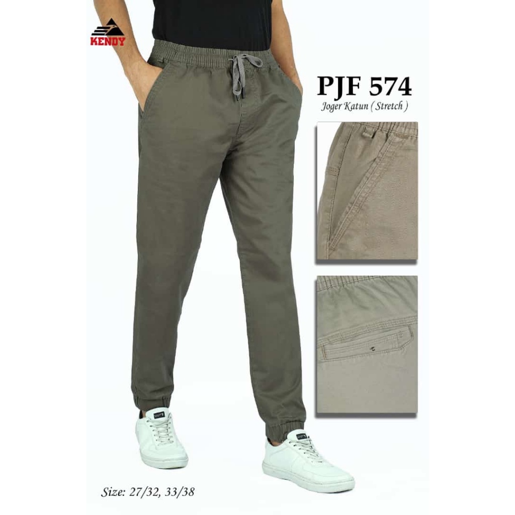 [EXCLUSIVE] BEST QUALITY Celana Jogger Katun KENDY Original (PJF)