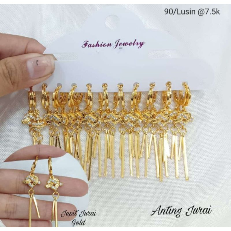 Anting Jurai Gold Emas 6 Model Terbaru Asli 24 Karat