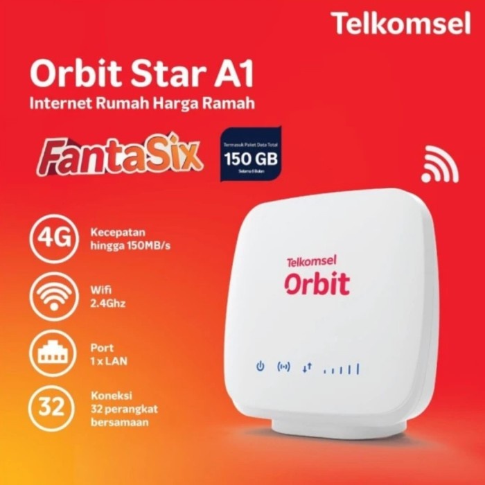 ROUTER WIFI 4G ORBIT TELKOMSEL MODEM MIFI