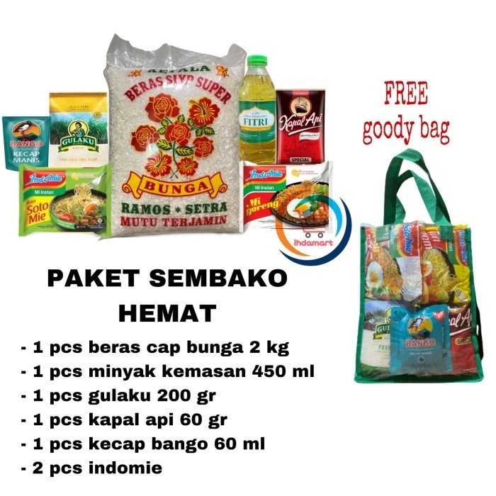 BM880 Paket Sembako Murah / Hampers Lebaran FREE ONGKIR