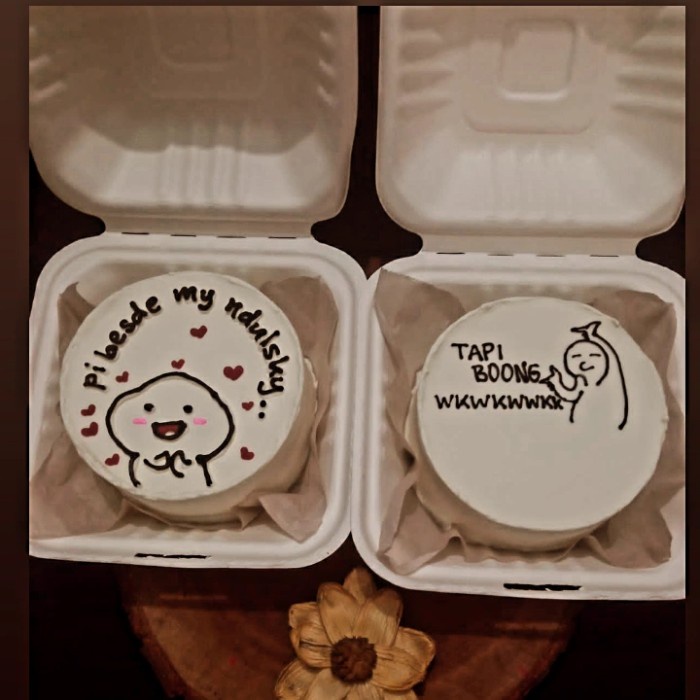 SALE Korean cake / Korean Birthday Cake / hanya bisa grab/gojek Termurah