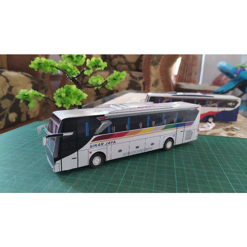 papercraft bus DIY, SINAR JAYA (Jetbus 3+)