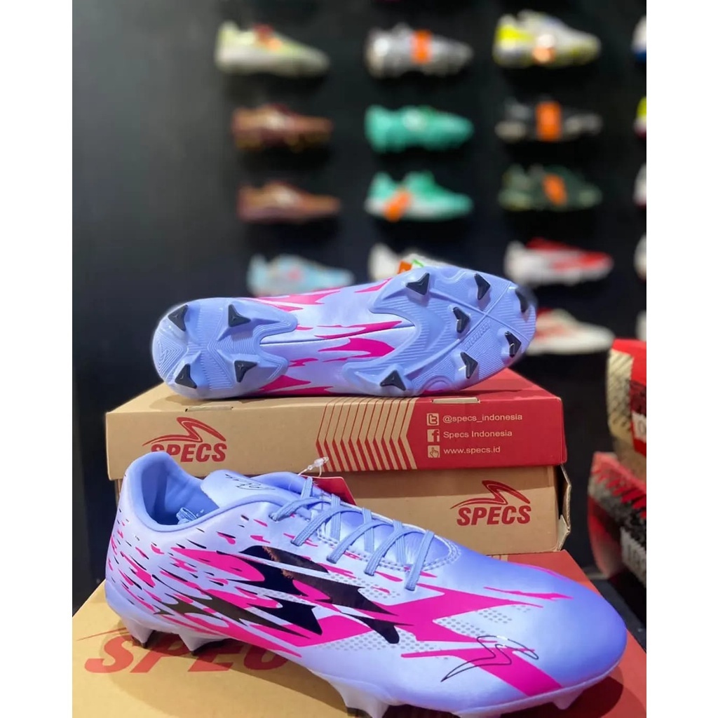 [SPORTY COLLECTION] PROMO TERHANGAT SEPATU BOLA SPECS ACCELERATOR ALPHA XTD PRO FG 2 WARNA LILAC