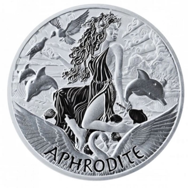 Perak Tuvalu Aphrodite 2022 - 1 oz silver coin