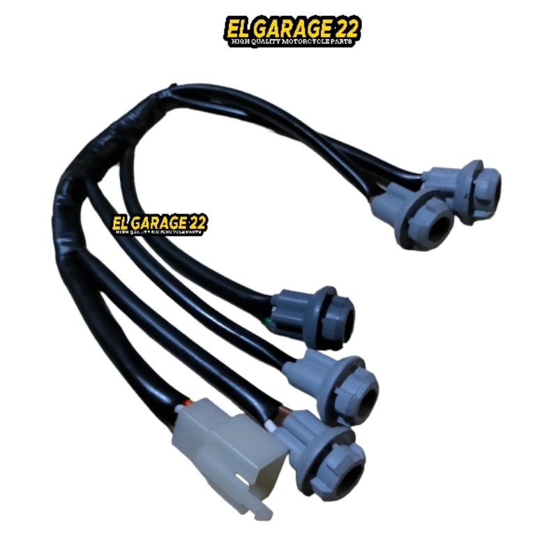 Piting soket lampu belakang honda vario 125 techno fi KZR/ Vario 125 - 150 led old K59 /Kabel soket