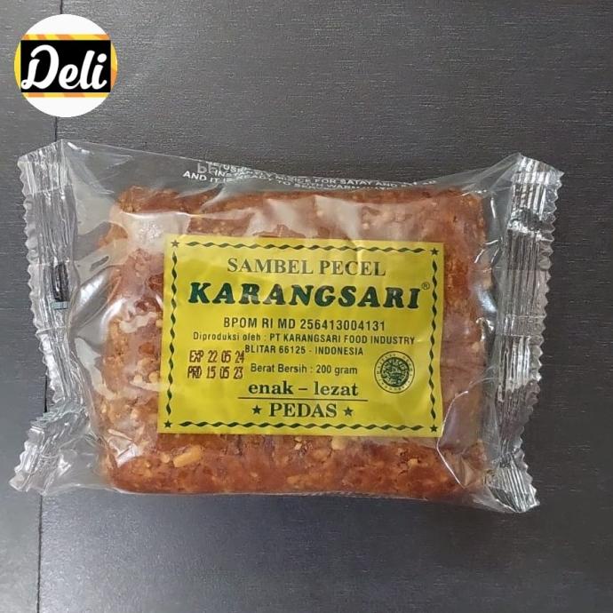 

*****] Bumbu Pecel Karangsari 200gr Pedas/Sambel Pecel 200gr Karangsari Pedas