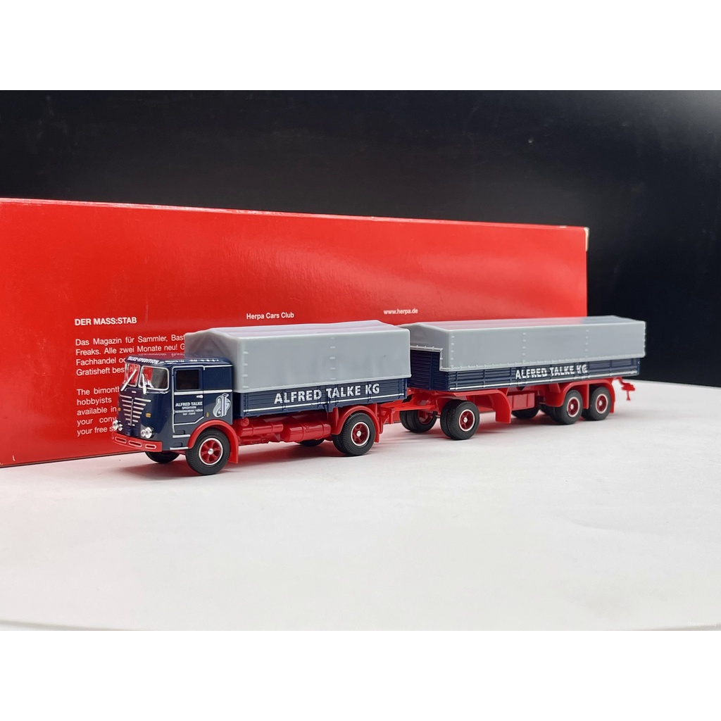 Koleksi dan Tampilan Truk Plastik Die-Casting Skala 1/87 Herpa BSING LU