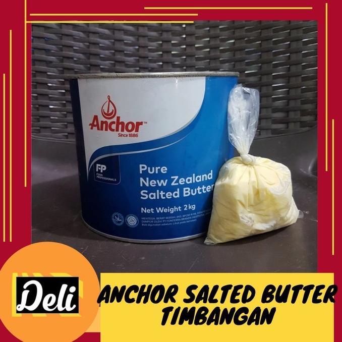 

Produk Terbaik] Anchor Salted Butter Mentega Asin Timbangan 250gr Repack Timbangan