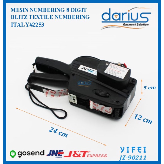 

Sarila Blitz Consecutive Labeller / Mesin Numbering - 2253 / Yifei-90211