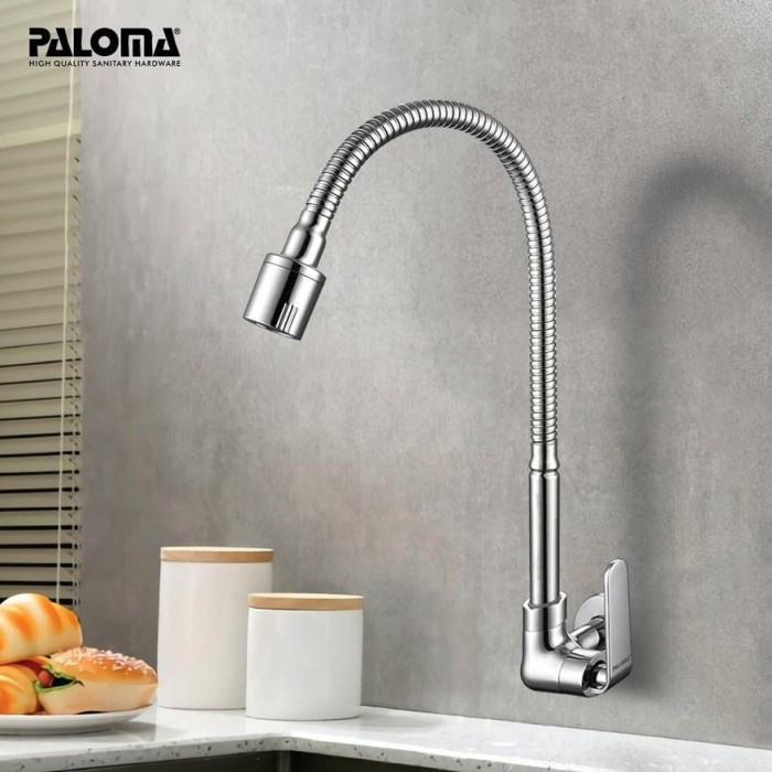 PALOMA FCP6269 KRAN DINGIN DINDING DAPUR FLEXIBLE WALL SINK