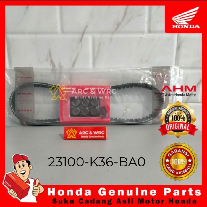 Vanbell / Vanbelt / Vbelt Assy Set Roller Honda Vario 150 Esp Kode Hv270