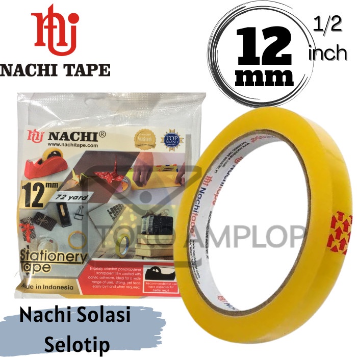 

Nachi Solasi / Selotip Stationery 12mm 1/2inch