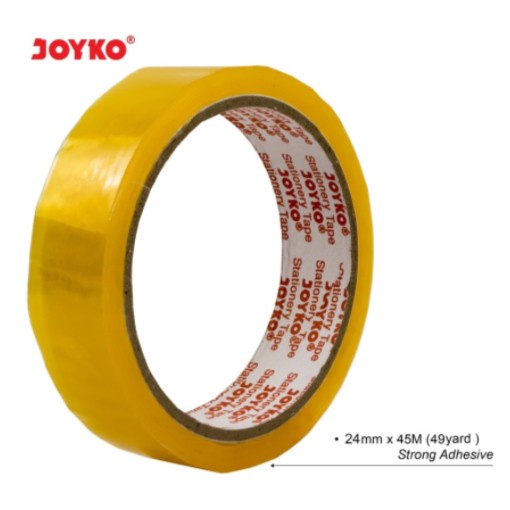 

STATIONERY TAPE JOYKO 24 MM / Isolasi Joyko 24 MM 1" INCH x 45 M Meter