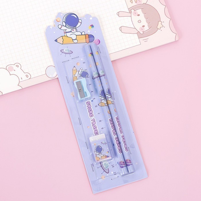 

PAKET ALAT TULIS 5 IN 1 / ALAT TULIS SET 5 IN 1 / STATIONERY SET
