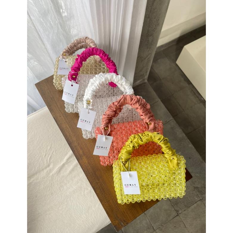 Diskon Besar Gemay Beads Bag Vol. 2 / Beaded Bag / Tas Mutiara / Tas Manik / Tas Monte / Tas Unik / 