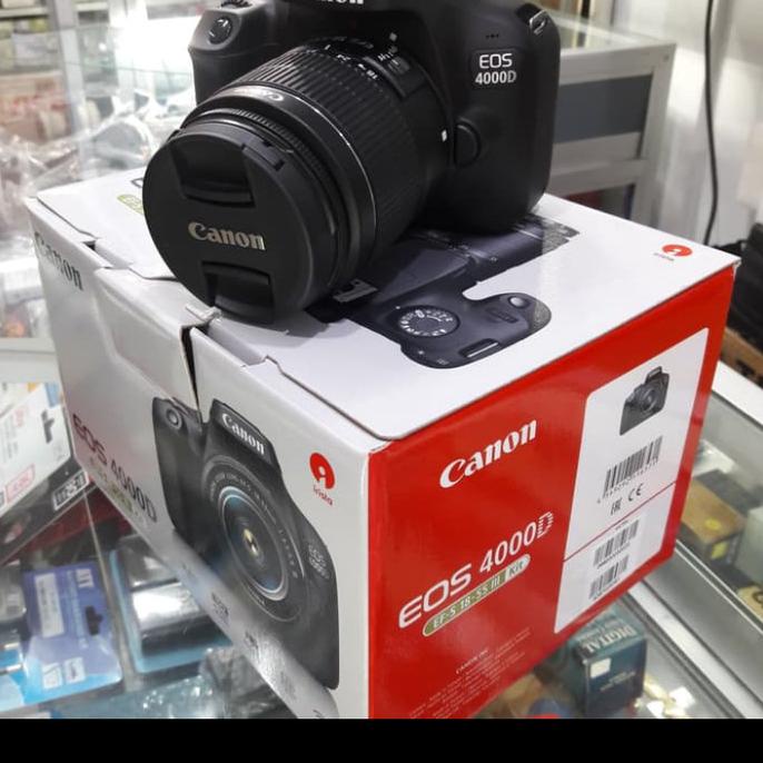 KAMERA DSLR CANON EOS 4000D KIT LENSA 18-55 WIFI terbaru kualitas ok