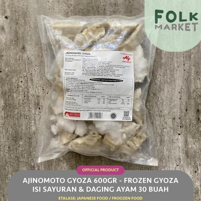 

Kualitas terbaik] AJINOMOTO Gyoza 600gr (30pcs) - Frozen Japanese Chicken & Veggie Gyoza