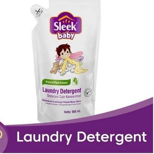 Terbaru Ub096 Sleek Baby Laundry Detergent 900Ml Refill 900 Ml Slek Sabun Cuci Promo Terlaris