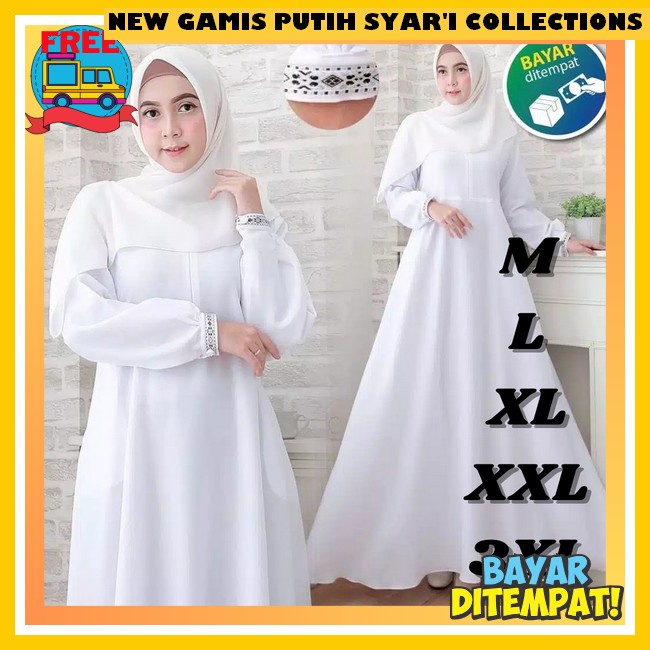Pakaian Muslim Wanita Dress Baju Gamis Abaya Basic Turki Turkey Syari Muslim Original Farrasi / Hafs