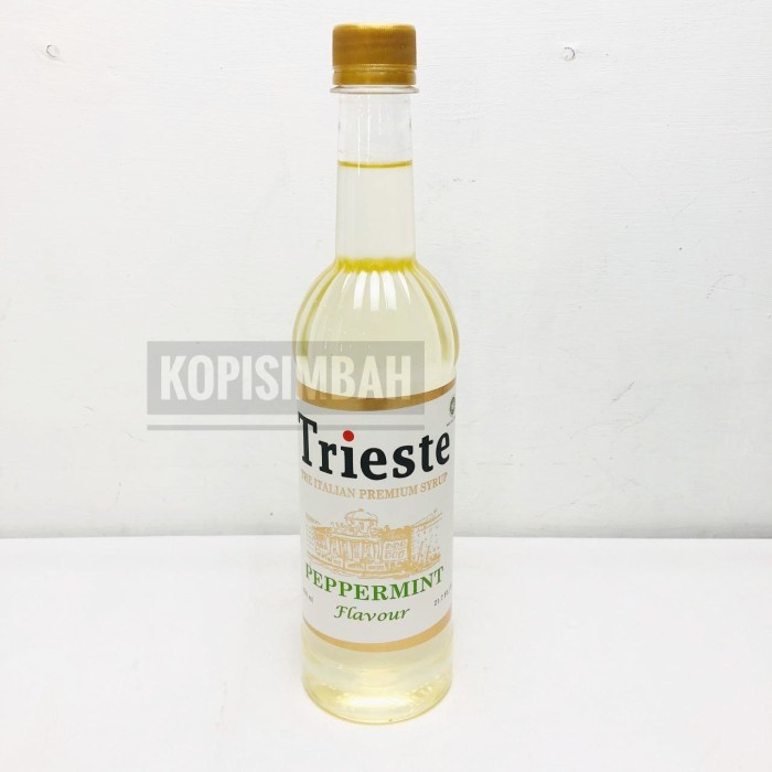 

] Trieste syrup rasa Peppermint Minuman Sirup Kopi Premium Italia