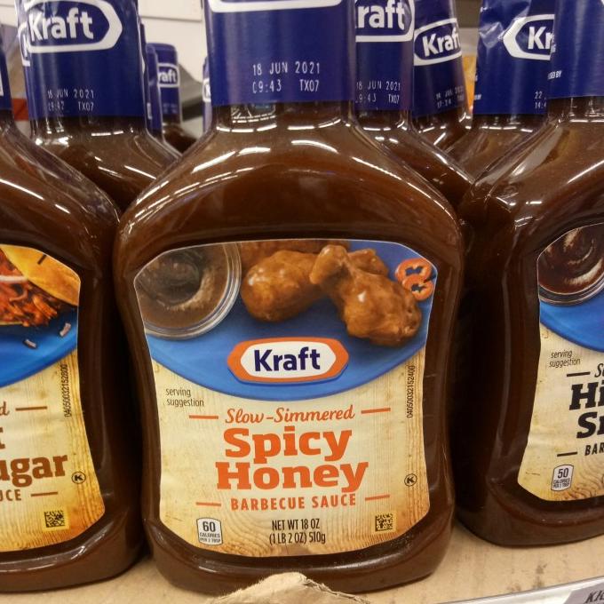 

+++++] KRAFT BBQ SAUCE SPICY HONEY 510 gram barbecue saus spicy honey