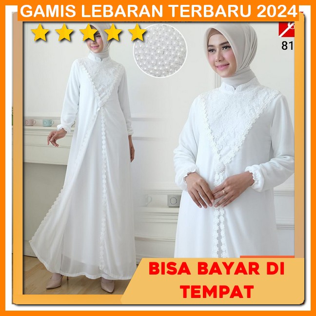 Pakaian Umroh Haji Perempuan Syari Muslimah Ied Lbaran Games Gsamis Longdres Muslimah Kondangan Game