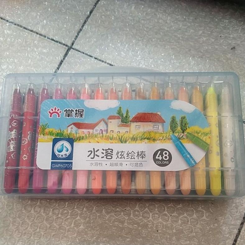 

Terlaris crayon grasp mata sedang 48 warna Promo