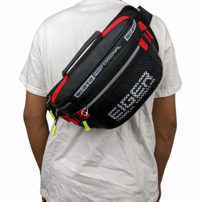 waistbag jumbo waterproof / tas pinggang founder/ Sling bag / anti air CDS