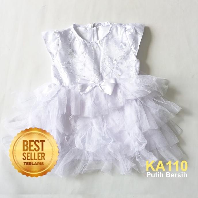 COD " Baju Bayi Warna Putih 0 6 Bulan Perempuan Gamis Aqiqah 6 12 Bulan