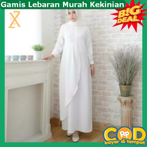 Baju Muslim Wanita Terbaru Gwmis Pengajian Murah Impor Abaya Pesta Mewah Elegan Gamiz Muslimah Perem