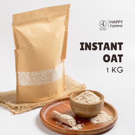 

Qui Oats / Instant Oat 1Kg - Rolled Oats Instan Happy Tummy