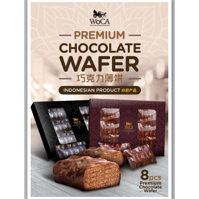 

gon WoCA Wafer Coklat Premium Bundling Dark dan Milk Chocolate