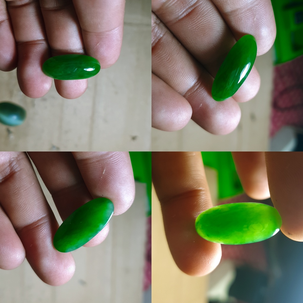 BATU GIOK SUPER KERISTAL HIJAU NATURAL ORIGINAL ACEH JENIS TOTOL GERIMIS HALUS HQ NO182