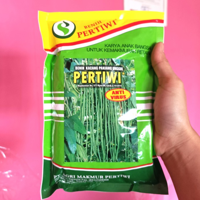 Pertiwi 500Gram Benih Bibit Kacang Panjang Unggul Anti Virus