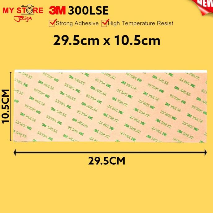 

xie Lem 3M 300lse 29.5cm x 10.5cm perekat dua sisi double tape thick 0.17