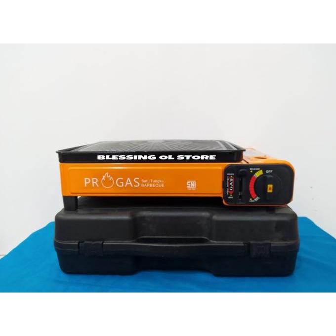 Kompor Gas Portable Bbq 2 In 1 Progas /Kompor Panggang Portable Progas