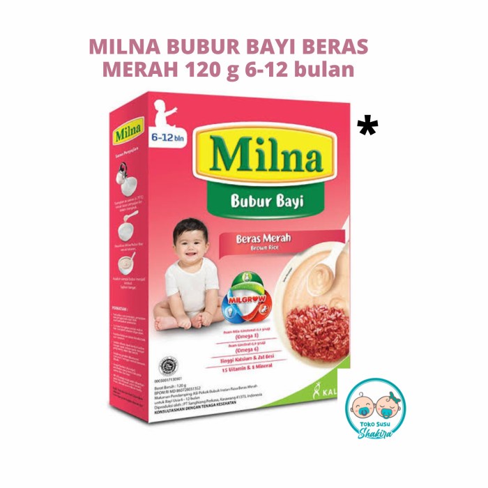 

Milna Bayi Merah 120Gr