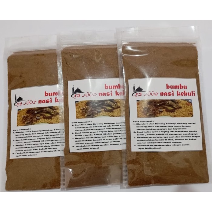 

Bumbu Kebuli 50 Gr Untuk 2 Liter