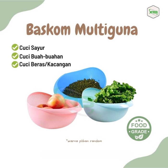 

Baskom Pencuci Alat Cuci Buah Sn Wadah Cuci