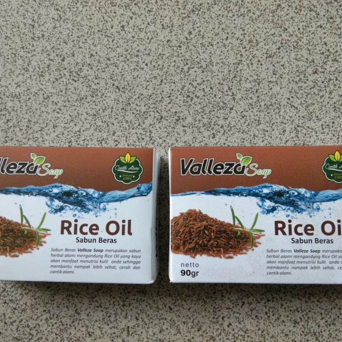 

Sabun Rice Oil Soap Valleza