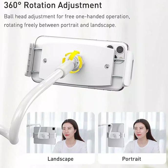 Baseus Otaku Phone Stand Holder LAZYPOD Stand Jepit TAB - HP