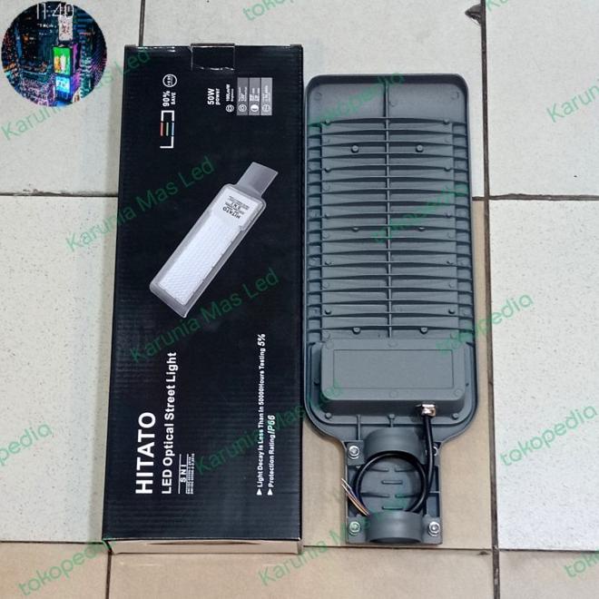 Lampu Jalan 50watt led Lampu Pju 50watt led Hitato Siap Proses